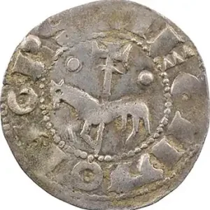 Top Qualité Saint-Gilles (évêché et comté de), Alphonse Jourdain, denier, s.d. (1112-1148)