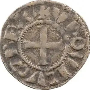 Super Prix Louis IX (dit Saint Louis), denier tournois VDOVICVS, s.d. (avant 1245)