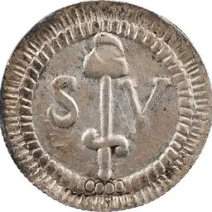 Offre Exclusive Constitution, essai de 5 sols à l’épée en métal de cloche, c.1791