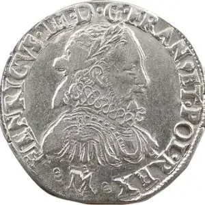 Henri III, teston 3e type, 1576 Toulouse Prix Choc