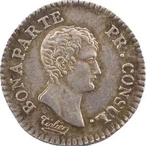 Nouvelle Collection Consulat, quart de franc, An 12 Paris