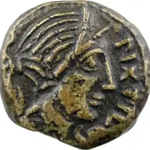 Haute Qualité Carnutes, bronze PIXTILOS à l’oiseau, classe III, c.40-30 av. J.-C.