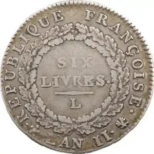 Bon Plan Convention, écu de six livres, 1793, 1er semestre, Bayonne