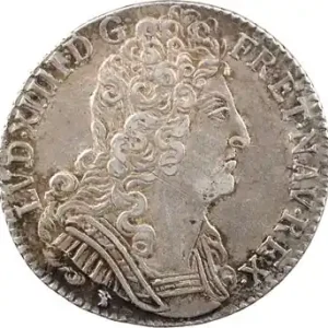 Vente Directe Louis XIV, quart d’écu aux trois couronnes, 1709 Lyon