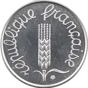Ve République, essai de 2 centimes épi, 1961 Paris Populaire