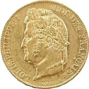 Louis-Philippe Ier, 20 francs Domard, 1848 Paris Dernier Modèle