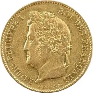 Louis-Philippe Ier, 40 francs, 1833 Paris Pas Cher