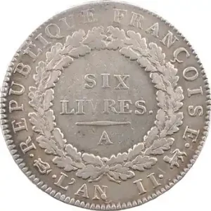 Convention, écu de six livres, 1793, 1er semestre, Paris Nouvelle Collection