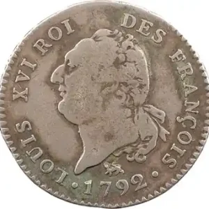 Constitution, 30 sols FRANÇOIS, An 4, 1er semestre, 1792 Paris Top Qualité