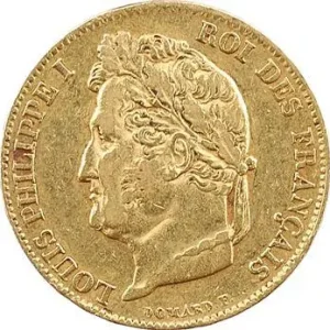 Réduction Louis-Philippe Ier, 20 francs Domard, 1840 Paris
