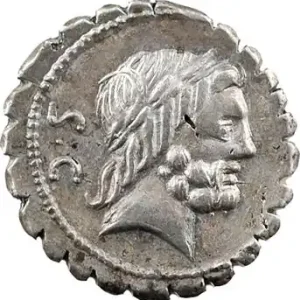 Antonia, denier serratus, Rome, 83 av. J.-C. Livraison Express