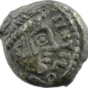 Carnutes, bronze PIXTILOS à l’aigle dans le temple, classe VIII, c.40-30 av. J.-C. Offre Limitée