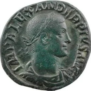 Commander Vite Sévère Alexandre, sesterce, Rome, 233