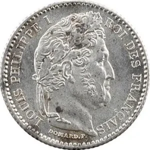 Commander Vite Louis-Philippe Ier, 25 centimes, 1848 Paris