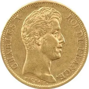 Affaire À Saisir Charles X, 40 francs 2e type, 1828 Paris