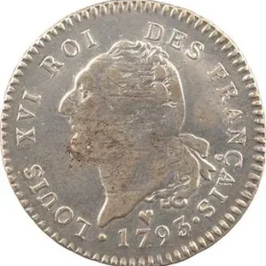 Constitution, 30 sols FRANÇAIS, An 5, 1793, Strasbourg Meilleur Prix