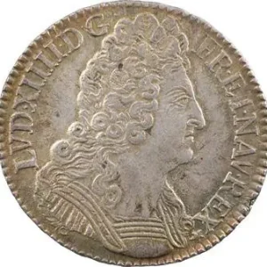 Louis XIV, demi-écu aux trois couronnes, 1711 Paris Offre Limitée