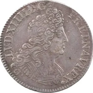 Jusqu’à Épuisement Des Stocks Louis XIV, quart d’écu aux insignes, 1701 Paris