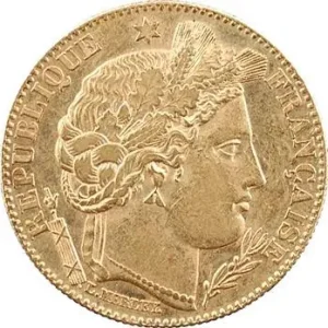 Authentique IIIe République, 10 francs Cérès, 1899 Paris