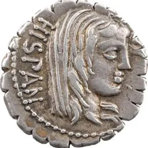 Postumia, denier serratus, Rome, 81 av. J.-C. Usine Directe