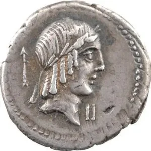 Quantité Limitée Calpurnia, denier, Rome, 90 av. J.-C.