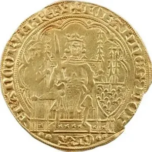Jean II le Bon, écu d’or à la chaise, 4e émission Certifié