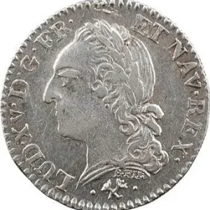 Meilleure Vente Louis XV, dixième d’écu à la vieille tête, 1772/69, Bayonne