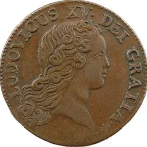 Garantie Incluse Louis XV, sol au buste enfantin, 1719 Paris