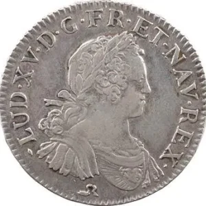 Louis XV, demi-écu aux huit L, 1725 Rouen Original