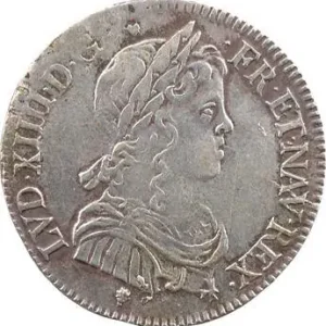 Commander Maintenant Louis XIV, quart d’écu à la mèche longue, 1649 Toulouse