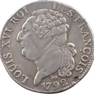 Constitution, demi-écu de 3 livres FRANÇOIS, An 4, 2d semestre, 1792 Paris Jusqu’à Épuisement Des Stocks