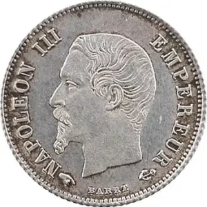 Expédition Rapide Second Empire, 20 centimes tête nue, 1860/50 Paris