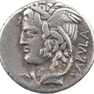 Commander Maintenant Cossutia, denier, Rome, 74 av. J.-C.