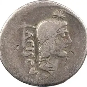 Commander Maintenant Valeria, denier, Rome, 45 av. J.-C.