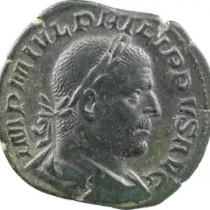 Philippe Ier, sesterce, Rome, 249 Exclusif