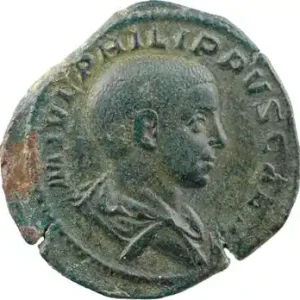 Quantité Limitée Philippe II, sesterce, Rome, 245-246