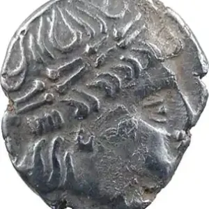 Commande En Gros Allobroges, denier au cervidé aux cornes longues à droite, classe I, IIe – Ier siècle av. J.-C