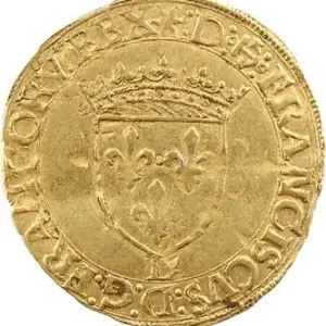 François Ier, écu d’or au soleil 12e type, Bayonne Authentique