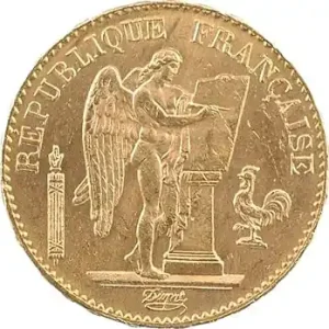 Top Vente IIIe République, 20 francs Génie, 1896 Paris