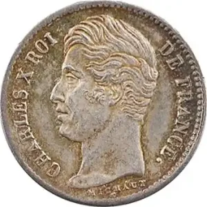 Prix Choc Charles X, 1/4 de franc, 1828 Paris