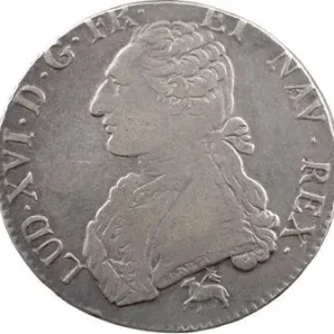 Louis XVI, écu aux rameaux d’olivier, 1789 Rouen Must-Have