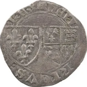 Henri VI, petit blanc aux écus, Rouen Premium