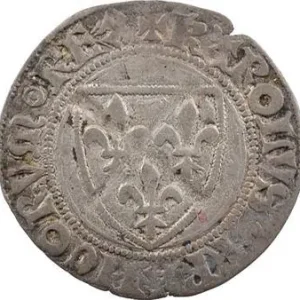 Quantité Limitée Charles VI, demi-guénar, 2e émission, Paris