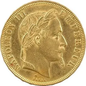 Second Empire, 50 francs tête laurée, 1868 Strasbourg Must-Have