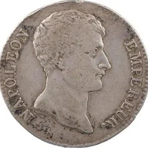 Premier Empire, 5 francs buste intermédiaire, An 12 Toulouse Promotion