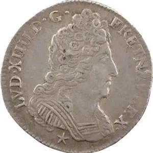 Louis XIV, dixième d’écu aux trois couronnes, 1713 Montpellier Offre Exclusive