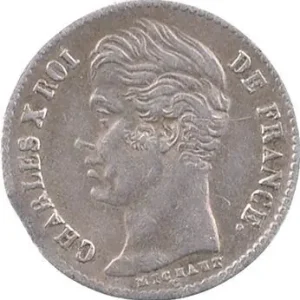 Produit De Marque Charles X, 1/4 de franc, 1829 Lyon