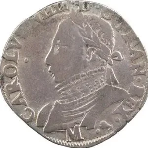 Henri III (au nom de Charles IX), teston 10e type, 1575 Toulouse Pas Cher