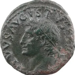 Fait Main Divin Auguste, dupondius, Rome, 34-37