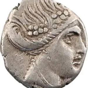 Certifié Eubée, Histiée, tétrobole, c.200 av. J.-C